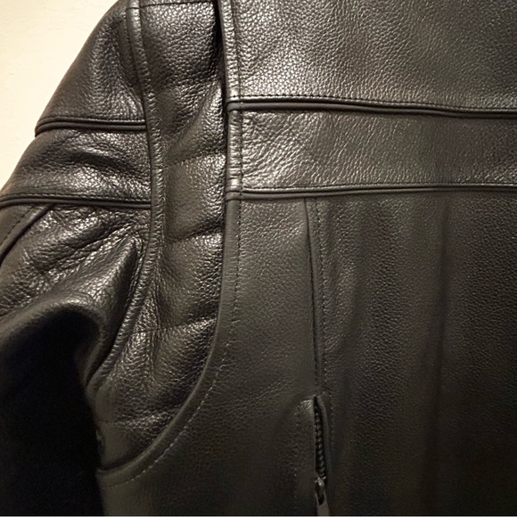 Z1R Bastion Black Leather Jacket Removable Lining Conceal/Carry Pockets - EUC+ - Picture 11 of 15